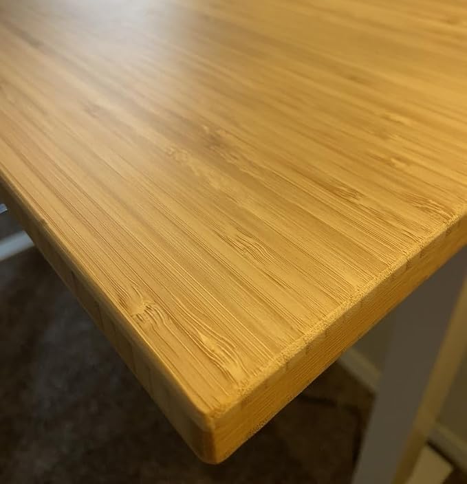 FLEXISPOT EN1 Bamboo Standing Desk, 60 x 30 Inches Whole-Piece Electric - Image 8