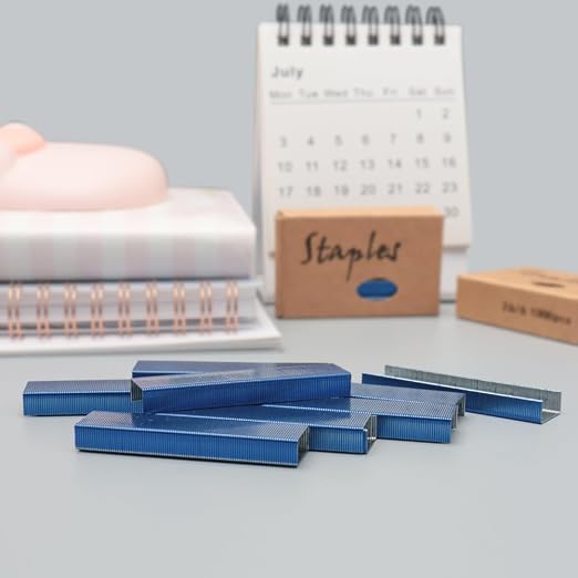 MEI YI TIAN Blue Staples 26/6 Standard Staples Refill 1000/Box 2 Boxes/Pack - Image 6