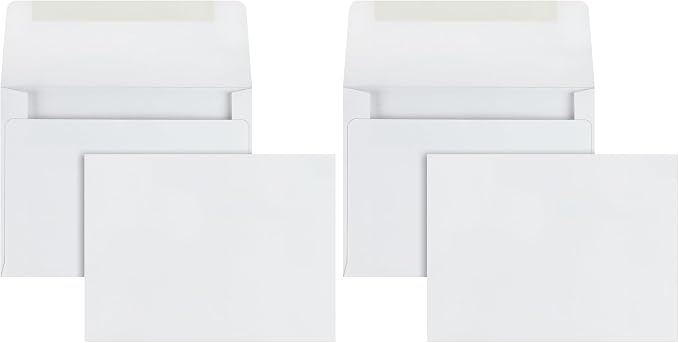 Quality Park Invitation Envelopes, 4.375 x 5.75 inches, Box of 100 by Quality+Park