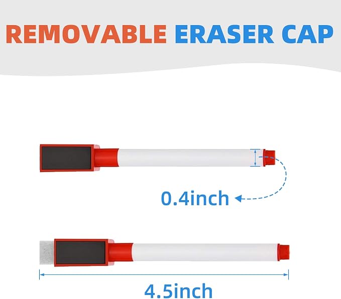 8 Pcs Colorful Magnetic Dry Erase Markers - Image 2