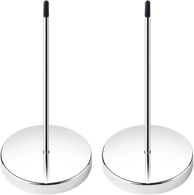 2pcs Desk Receipt Holder Bill Fork Receipt Spike Stick Silver Restaurant Check by HRLORKC