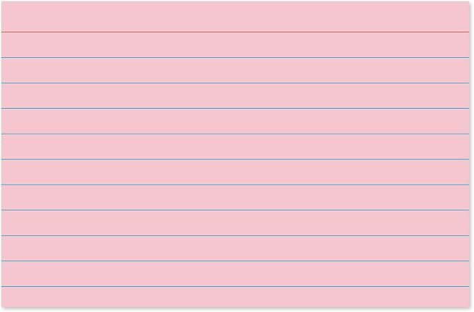 C-Line 4" x 6" Assorted Color Ruled Index Cards - Image 7