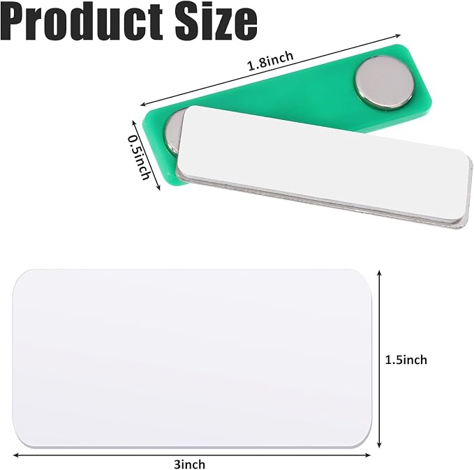 Chinco 30 Packs Magnetic Name Tags - Image 2