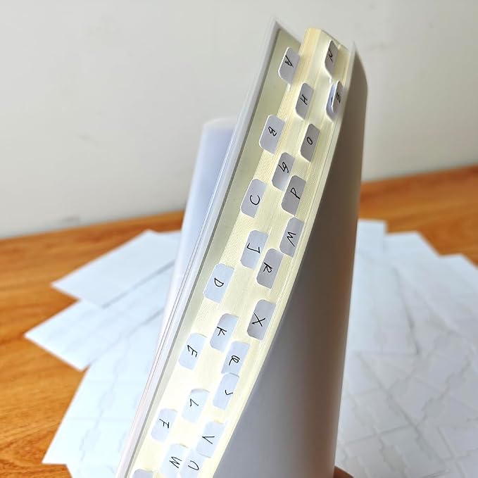 420 PCS White Writable Index Tabs, 35 Sheets Smudge-Free Thickened Paper Tape - Image 6