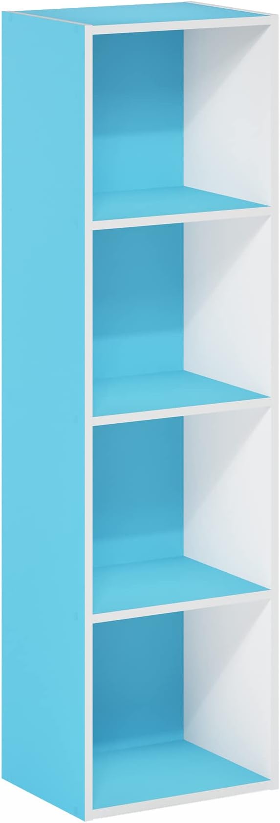 Furinno PASIR Book Shelf, 4-Tier Modern Bookshelf, Open Shelves Bookcase 9 x 12 - Image 7