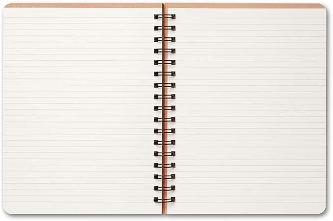 Compendium Spiral Notebook - You are here. Now, everything is possible. — A Designer Spiral Notebook with 192 Lined Pages, College Ruled, 7.5”W x 9.25”H-DeskLoop Office