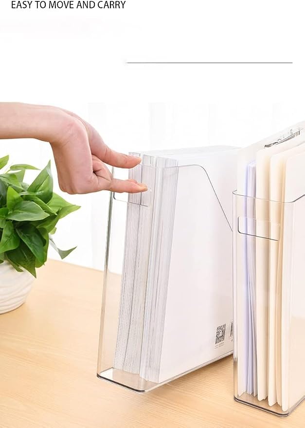 Magazine Holder, Desktop File Magazine Book Storage Shelf - Image 4