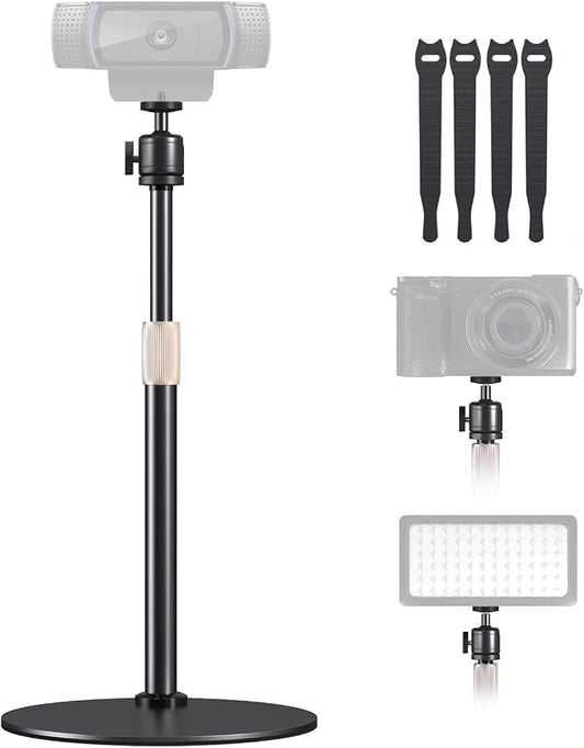 Upgraded Webcam Stand for Desk, Telescopic Webcam Tripod Mount by microphonebar