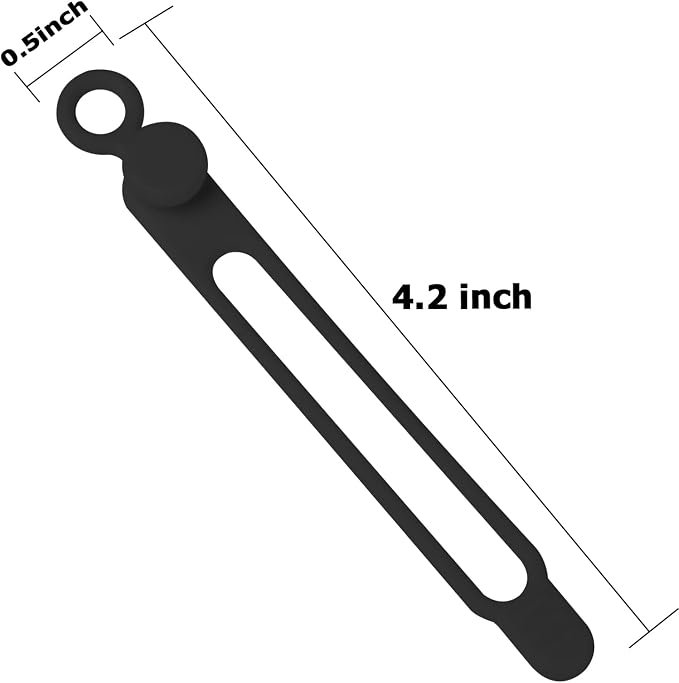 16Pcs Silicone Cable Ties Cord Organizer - Image 2