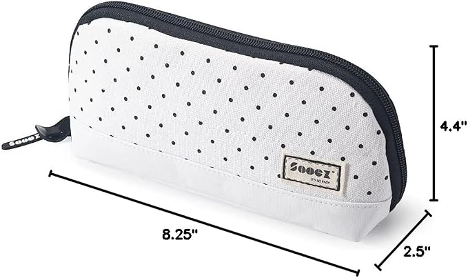 Sooez Wide-Opening Pencil Pen Case, Lightweight & Spacious Pencil Pouch Zipper - Image 6
