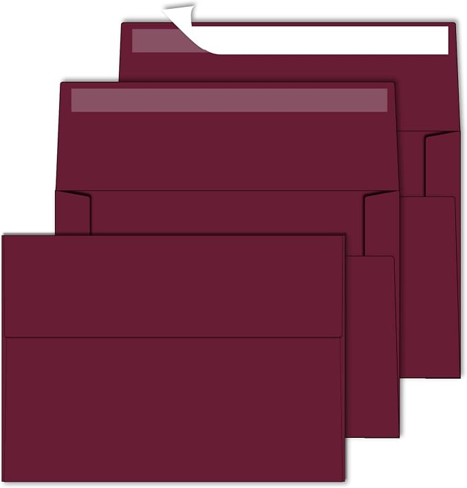 4x6 Envelopes For Invitation, A4 Envelope white, 50 pack 4x6 card Envelopes by Rinrda