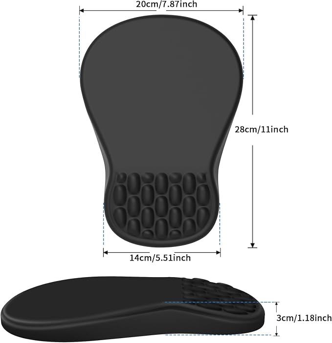YIWEI Ergonomic Mouse Pad with Wrist Support - Image 6