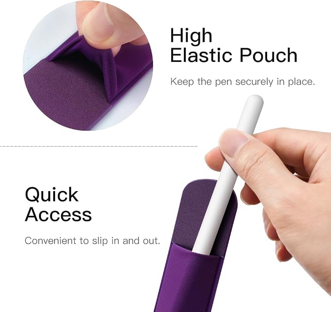 MoKo Pencil Holder Sticker Fit Apple Pencil Pro, Apple Pencil, iPencil 1st/2nd - Image 5