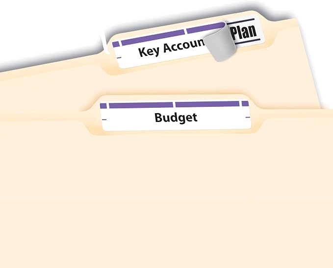 Avery TrueBlock File Folder Labels, 2/3" x 3-7/16", 750 Printable Labels - Image 7