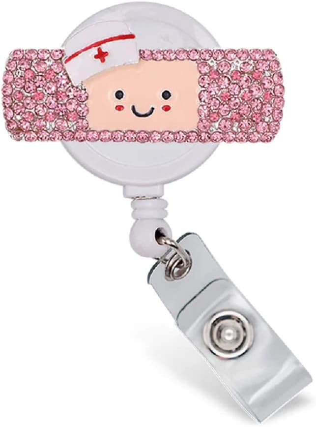 Outside the Box Sparkle and Shine Novelty Retractable Badge Reel ID Holder by Unknown