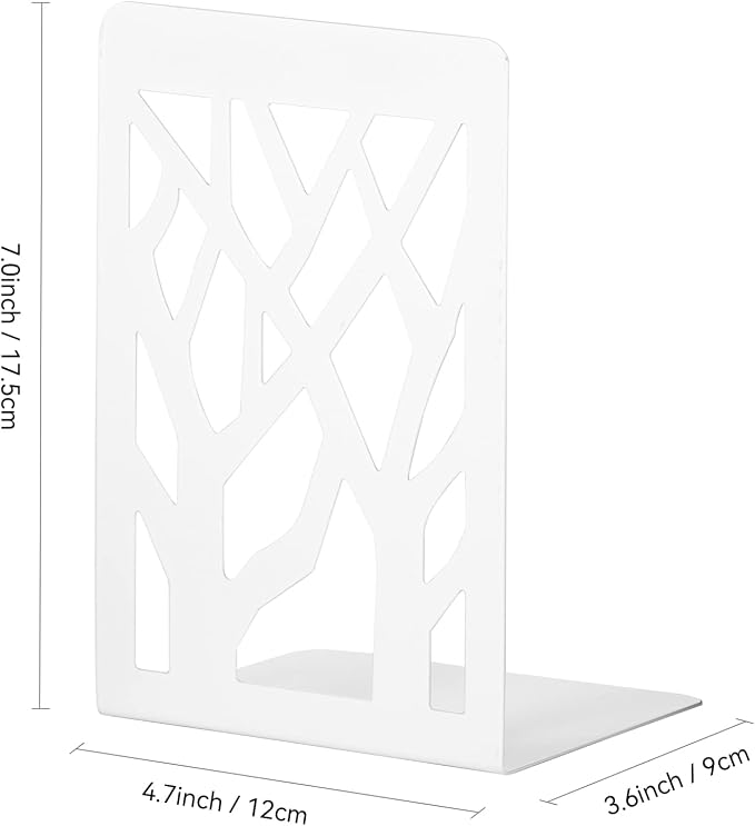 Book Ends, Bookends for Shelves, Book Ends for Heavy Books, Book Stoppers for - Image 4