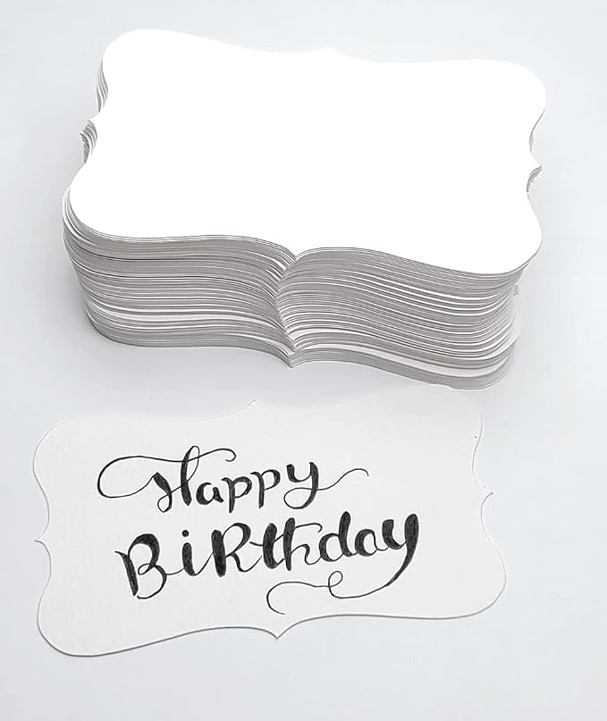 3.5 x 2 Blank Index Cards, Extra White, 300gsm Thick Cardstock, 100 Pack – - Image 4