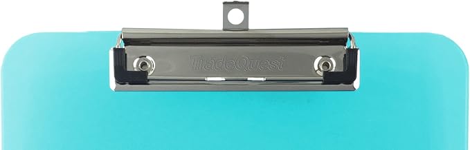 Trade Quest Plastic Clipboard Opaque Color Letter Size Low Profile Clip - Image 5