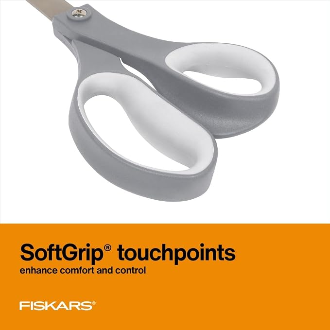 Fiskars All Purpose Scissors, High Performance Cutting, Stainless Steel Blades - Image 4