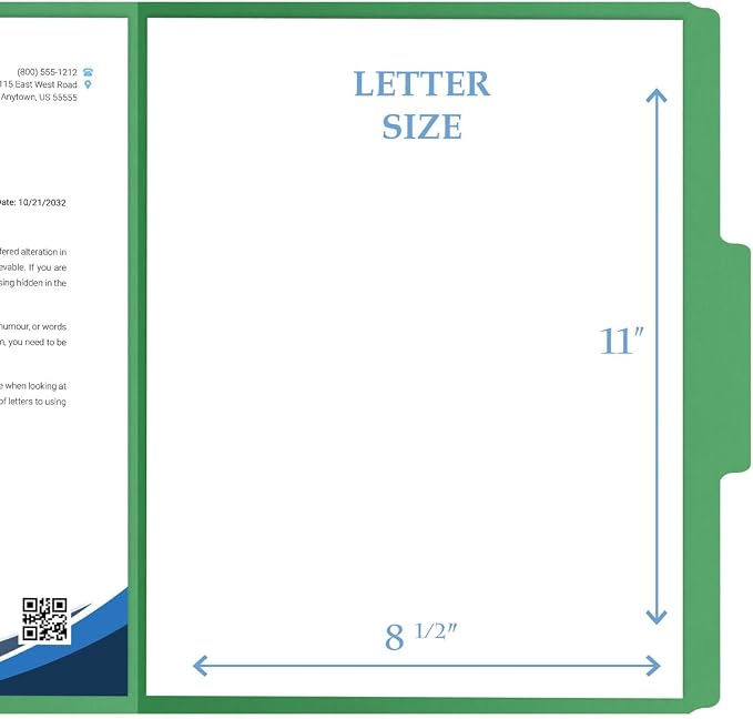 Ecom Folders Top Tab File Folders | Letter Size 11 Pt Stock - Image 6