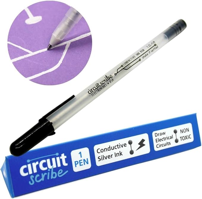 Circuit Scribe Conductive Ink Pen: Draw Circuits Instantly-DeskLoop Office