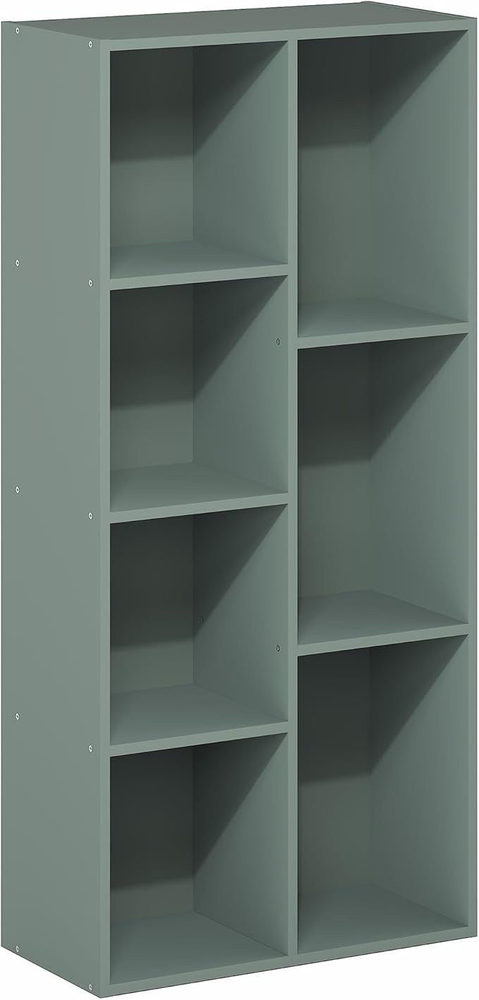 Furinno LUDER Book Shelf, 7-Cube Bookshelf, Bookcase - Image 6