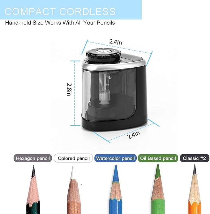 Aogwat Pencil Sharpener Electric Pencil Sharpener - Image 3