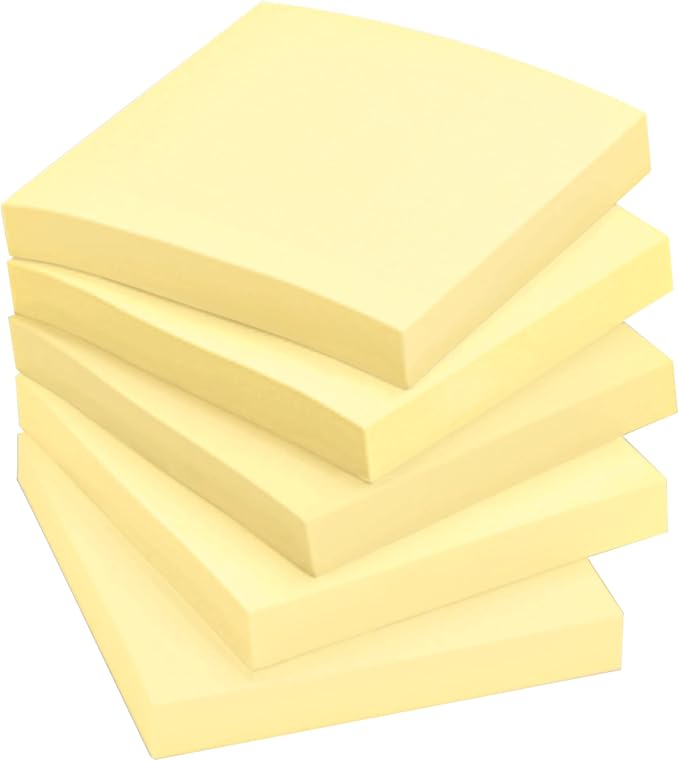 Post-it Notes, 3x3 in, 24 Pads, America's No.1 Favorite Sticky Notes, Canary - Image 2