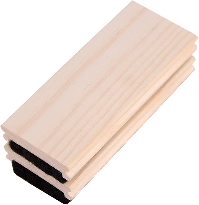 Uncle Paul Pine Wood Felt Campus Style Eraser - Image 2