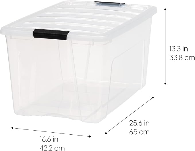 IRIS USA 72 QT Plastic Storage Box - Image 2