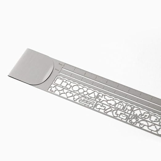 DESIGNPHIL 42289006 Midori Ruler Clip Ruler - Image 5
