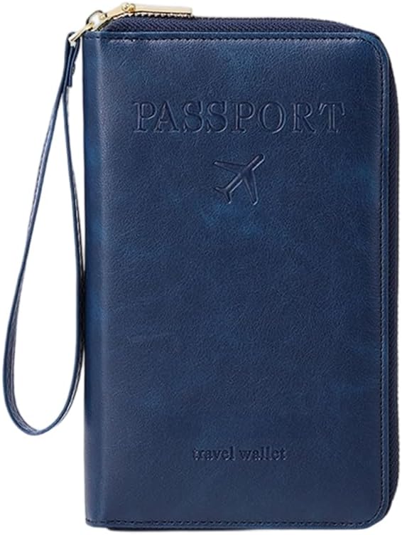 Multi-Functional RFID Passport Wallet, RFID Passport Holder by LECDOA
