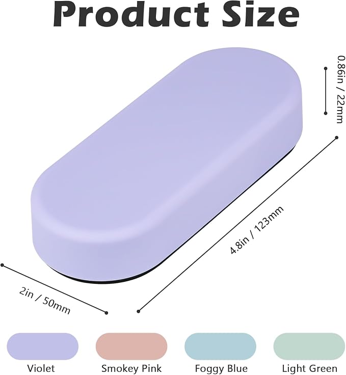 Ddaowanx Dry Erase Erasers, Magnetic Whiteboard Eraser Classroom Must Haves - Image 2