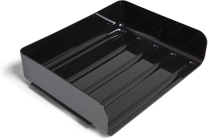 TRU RED Side Load Stackable Plastic Letter Tray, 12 Pack - Image 2