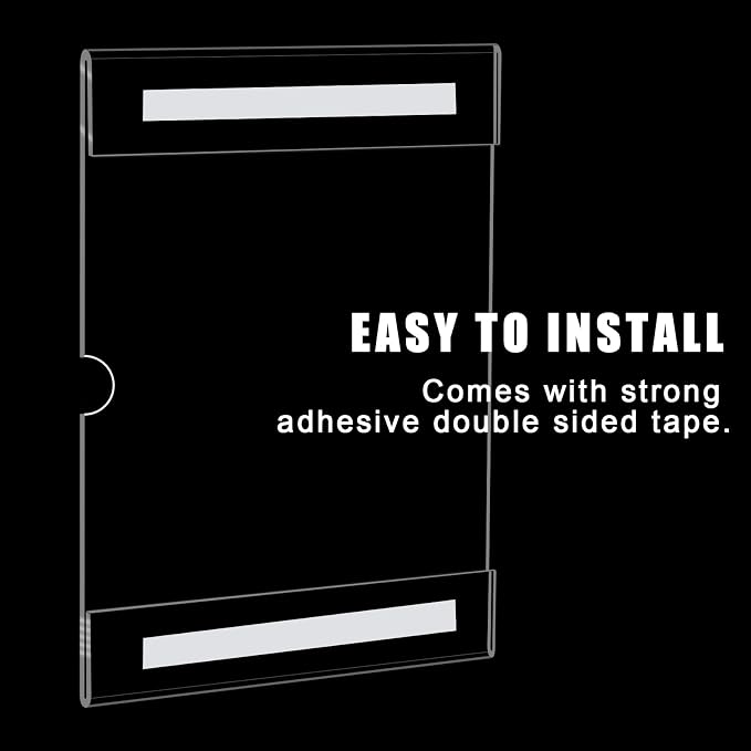 xydstay 12pack 8.5 X 11 Wall Mount Acrylic Sign Holder - Image 2