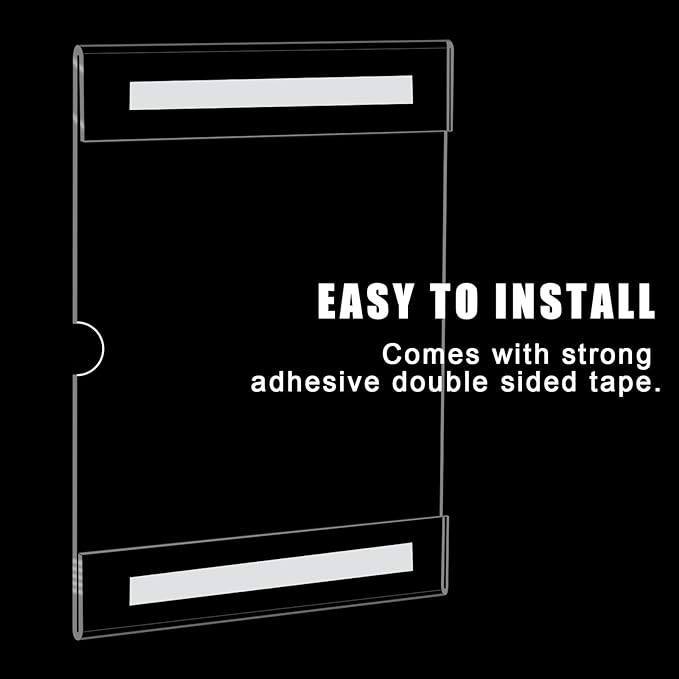 xydstay 6pack Acrylic Wall Sign Holder - Image 3
