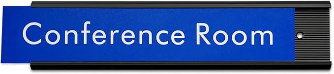 10 Pack 2” x 10” Aluminum Name Plate Holders - Image 3
