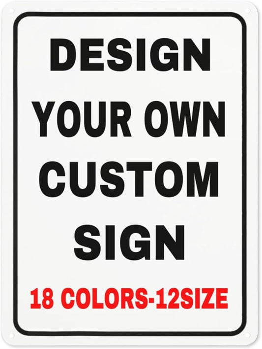 Custom Signs Outdoor Metal Personalized Signs by Custom