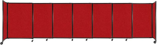 Versare Straightwall Sliding Portable Wall Partition | Freestanding Office by VERSARE