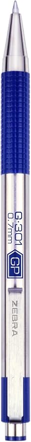 Zebra Pen G-301 Retractable Gel Pen, 0.7mm Medium Point, Stainless Steel Barrel - Image 3