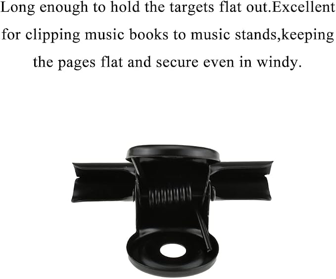 HAHIYO 2inch Black Bulldog Clips Metal File Hinge Binder Clips Clamps Save - Image 3