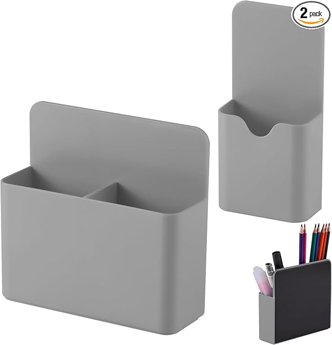 KITANIS Magnetic Pen Holder, 2 Pack Magnetic Dry Erase Marker Holder by KITANIS