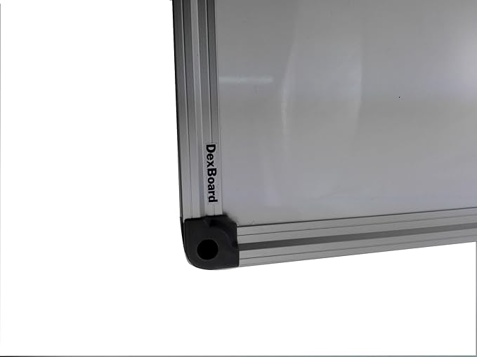 36 x 24 inch Magnetic Dry Erase Board, DexBoard Mall-Mounted Aluminum Frame White Board with Pen Tray, Dry Erase Marker Whiteboard for Office, School and Home Usage-DeskLoop Office