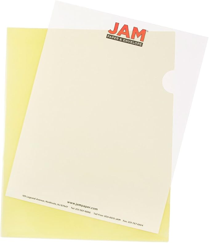 JAM PAPER Plastic Sleeves by JAMPaper