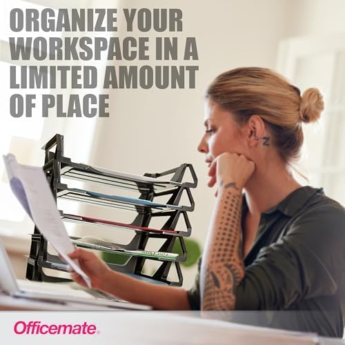 Officemate Recycled Desk Tray, Side Load, 15 1/8 x 8 7/8 x 15 - Image 8