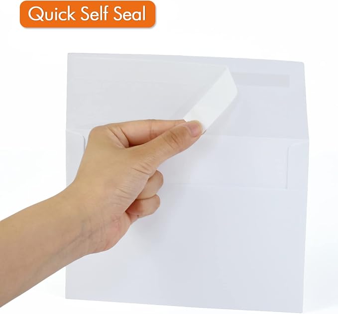 A6 White Envelopes 4X6 100 Pack - Image 3