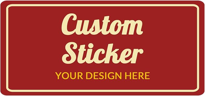 100-500 Pcs Custom Stickers Labels Personalized Labels by Bemumley