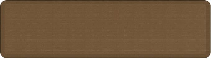 GelPro NewLife Designer Comfort Ergo-Foam Anti-Fatigue Kitchen Floor Mat, 20" x 72", Grasscloth Khaki-DeskLoop Office