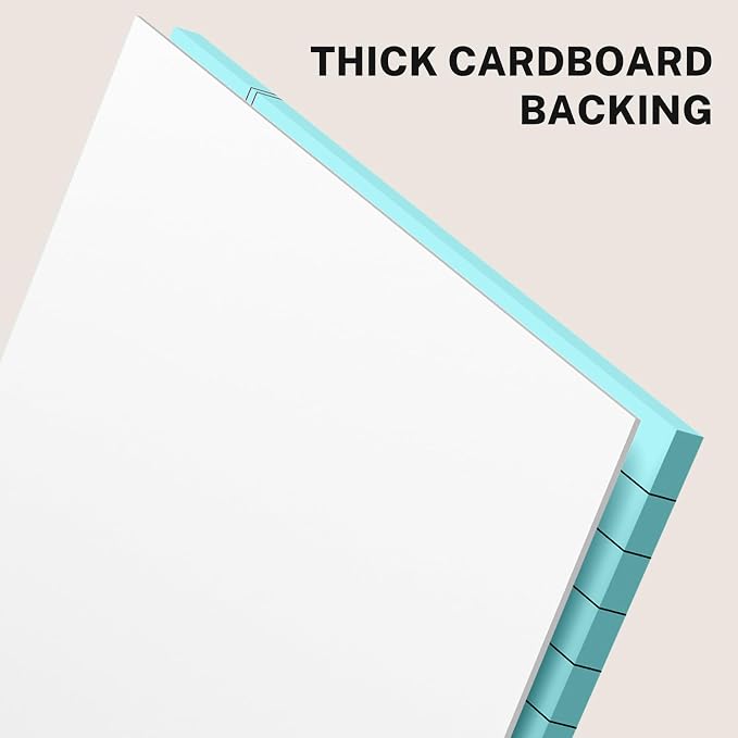 8 Pack Note Pads 5 x 8 Inch, Colored Narrow Ruled Small Legal Pads, Perforated - Image 4