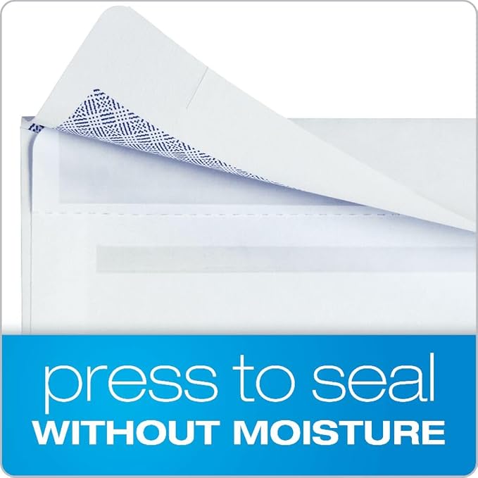 Quality Park #8 5/8 Double-Window Security Envelopes, Self-Sealing, Tamper - Image 7